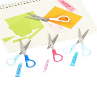 得力6021A儿童学生迷你安全手工剪刀幼儿园宝宝小号便携剪刀小剪子文具10把