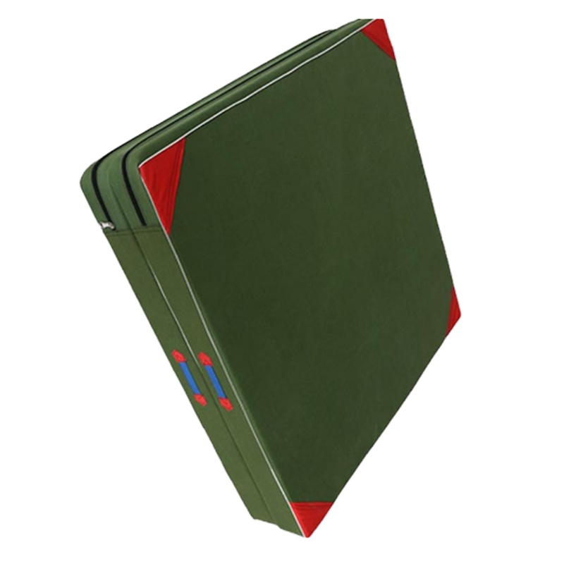 折叠海棉垫体操垫舞蹈垫瑜珈垫仰卧起坐垫散打武术垫子部队训练垫二折珍珠棉 200*120*10cm