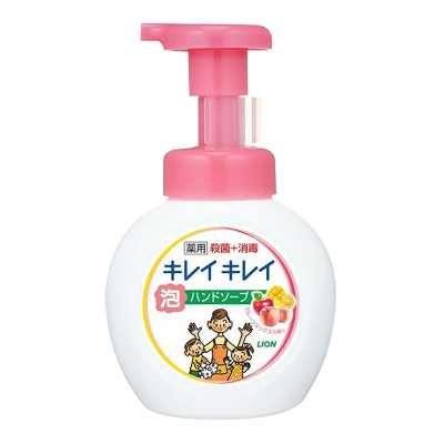 [植物配方 温和护肤]LION 狮王旗下 Kirei趣净 全植物弱酸性 泡沫洗手液 250ml 果香型