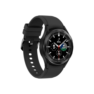 三星 SAMSUNG Galaxy Watch4 Classic 智能手表 Wear OS系统 蓝牙通话 42mm 陨石黑