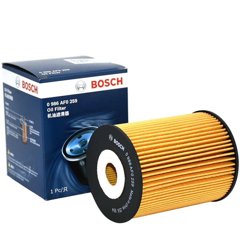 博世(BOSCH)机油滤清器0986AF0259大众途锐奥迪Q7保时捷卡宴 3.2 3.6