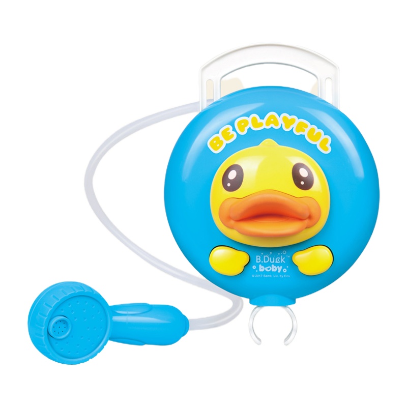 B.DUCK小黄鸭宝宝洗澡玩具儿童花洒电动戏水喷水婴儿