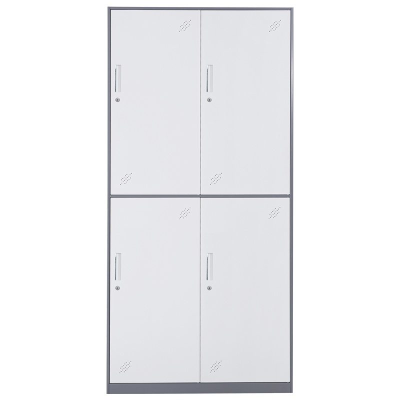 永格更衣柜员工柜钢制铁皮柜四门铁皮柜办公室衣柜储物柜宿舍鞋柜工衣柜储物柜工具柜存包柜寄存柜