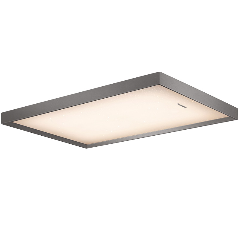 松下LED吸顶灯松醒长方形客厅灯简约大气星空繁星效果遥控调光调色卧室灯具