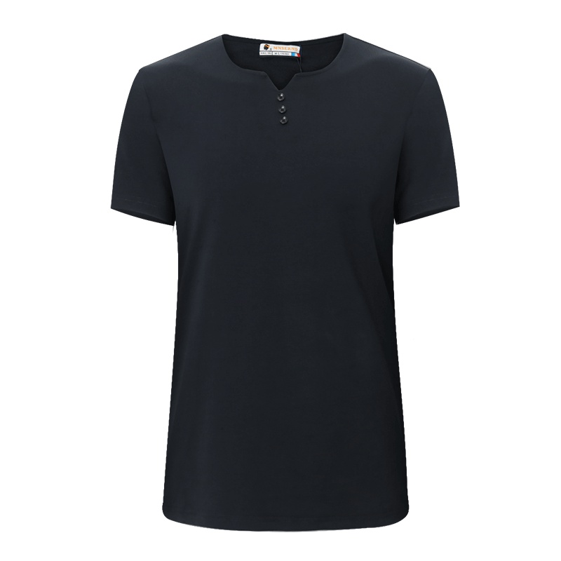 男士青年短袖上衣上班族休闲百搭纯色T恤衫学生薄款夏装