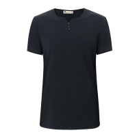 男士青年短袖上衣上班族休闲百搭纯色T恤衫学生薄款夏装