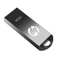 惠普(hp) v220w 16G u盘刻字创意纪念品展会企业logo个性化自定义金属U盘定制单个装单个价格