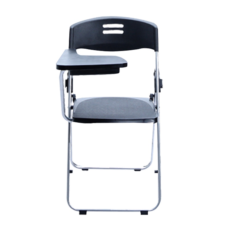 [理政]办公椅 折叠培训椅 带写字板会议室开会椅 新闻记者椅 靠背折叠椅