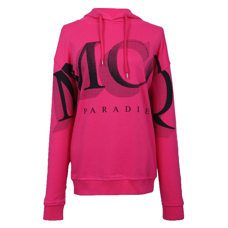 MCQ 女士粉红色棉质套头连帽卫衣481637 RLH43 5874