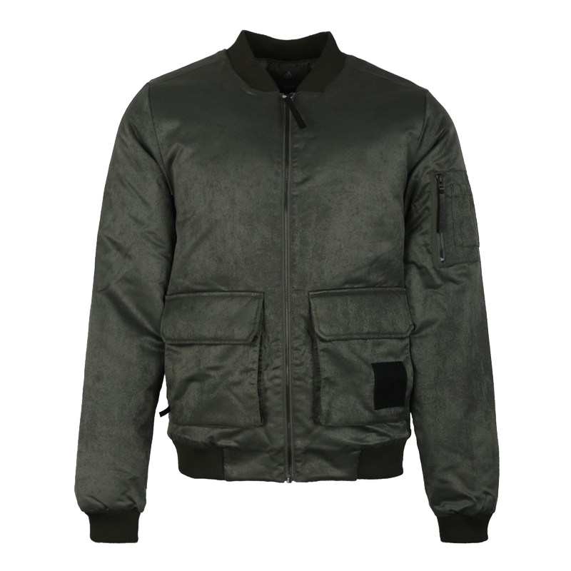 阿迪达斯(adidas) 冬季男士立领户外保暖运动棉衣茄克CY8625