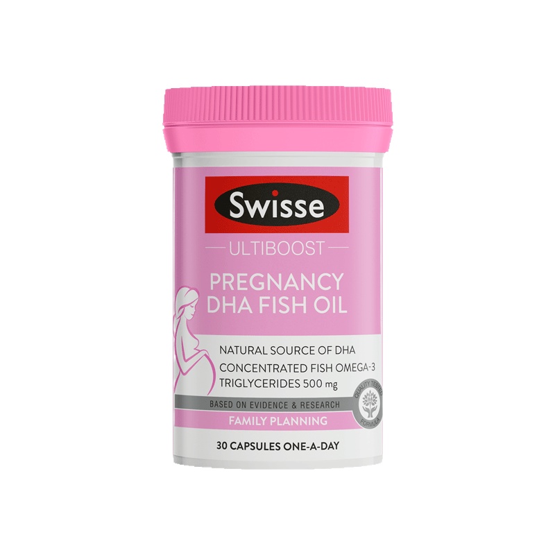 Swisse斯维诗 孕产妇DHA鱼油胶囊 30粒 深海鱼油 含DHA EPA 孕妇鱼油 海外进口
