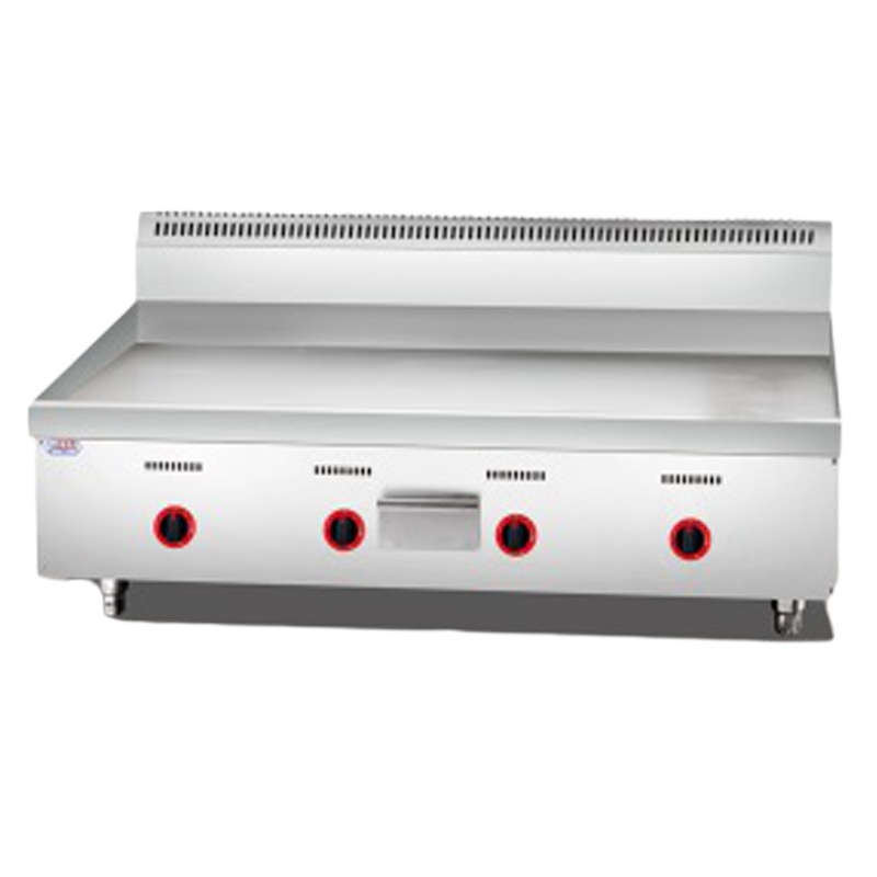 乐创 电扒炉 手抓饼机器 商用电扒炉炸炉一体机 燃气扒炉 铁板烧设备 现场煎烤用 1.2M定制款