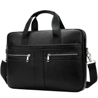 【顺丰配送】商务公文手提包欧美疯马皮横款复古新款真头层牛皮男潮单肩斜跨包NB214129-1