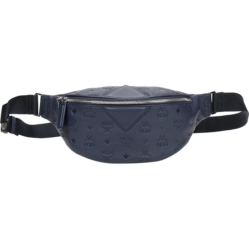 MCM 男女中性 牛皮胸包斜挎包腰包 MMZASFI01