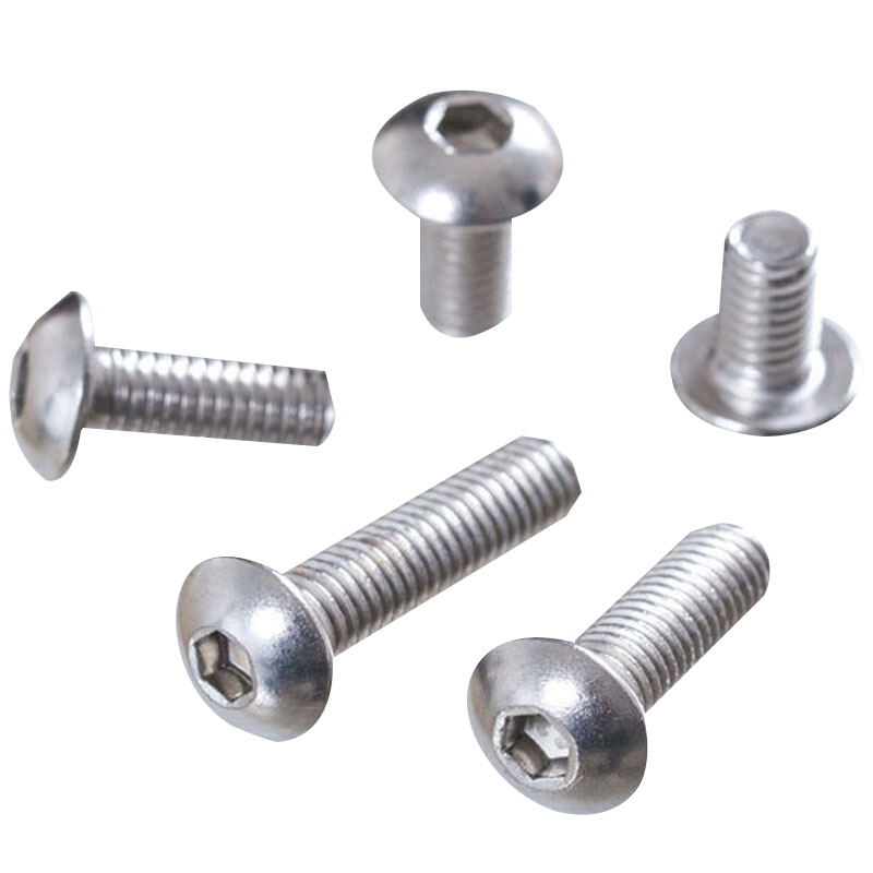 海斯迪克 HK-105 304不锈钢盘头内六角孔螺丝 M3 - M12 ISO7380盘头内六角孔螺栓