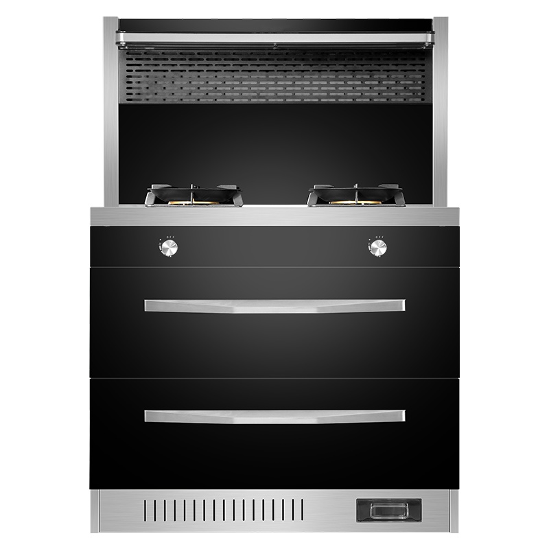 欧诚L1头部加热侧吸式抽油烟机燃气灶具消毒柜套装 智能集成环保灶烟灶消一体灶集成灶