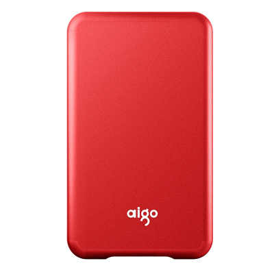 爱国者(aigo)S7 移动固态硬盘(PSSD) 500GB 红色 读速高达520MB/s USB 3.1 金属抗震防摔 高速传输 海量存储 多色可选