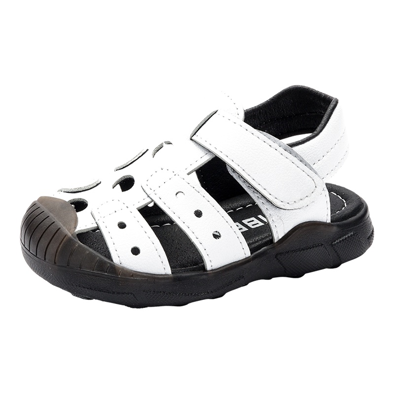 哈比熊宝宝鞋子男童凉鞋2019新款韩版夏季小童软底防滑包头儿童学步鞋潮