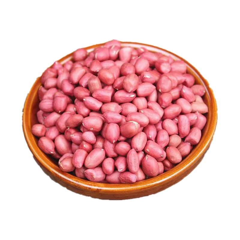 2019年新花生米农家自种批发花生3斤 粉皮花生米四粒红花生米 3斤四粒红花生
