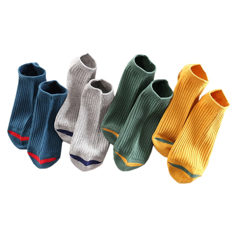 5双 袜子女船袜女短袜隐形袜韩版潮袜男袜女袜男船袜棉质吸汗运动袜子女士袜子