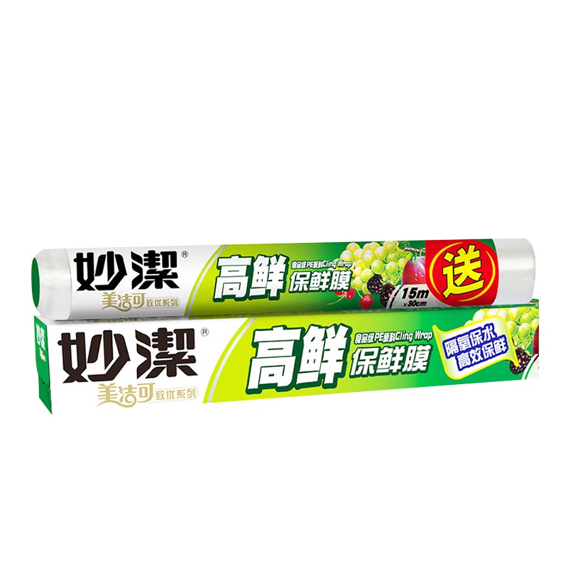 妙洁 保鲜膜 美洁可高鲜 25米盒装 (30cm*25m)
