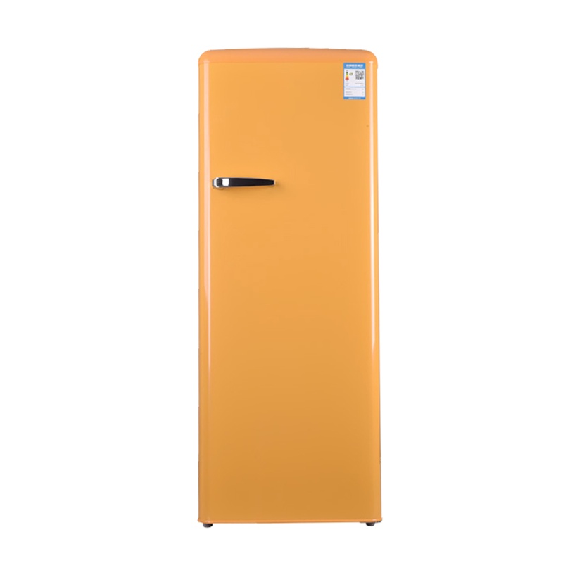 金松 BC-225R 225升[卡普黄]复古冰箱 冷冻冷藏一体 二级能效 家用租房 彩色网红 时尚大容量 静音制冷