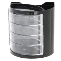 得力(deli) 多功能笔筒9133 黑色