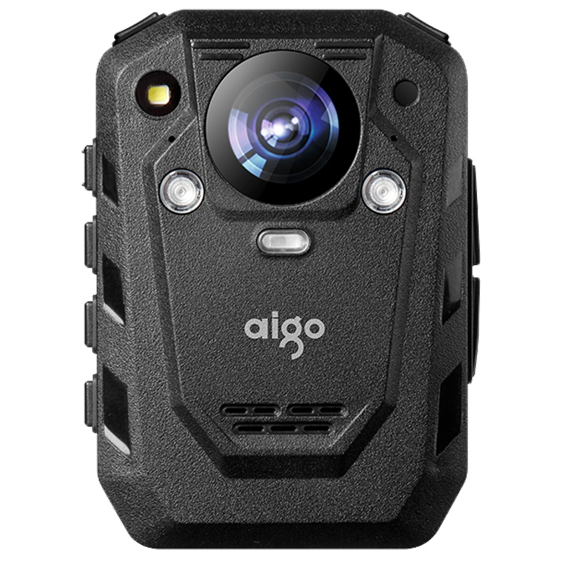 爱国者（aigo）执法记录仪DSJ-T6高清红外夜视1296P便携加密激光定位录音拍照11小时录像防尘防水黑色64G
