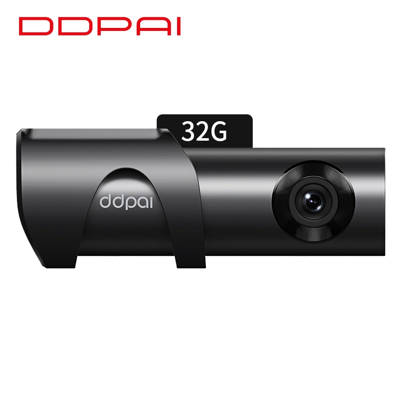 盯盯拍 mini3智能行车记录仪 高清夜视1600P停车监控 隐藏式 内置储存循环录制 无线wifi智能管理 32G版