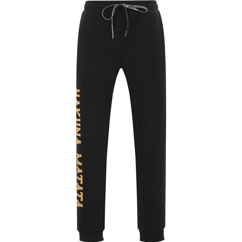 Youngor/雅戈尔狮子王联名款秋季新品男士时尚都市休闲黑色长裤135AWL