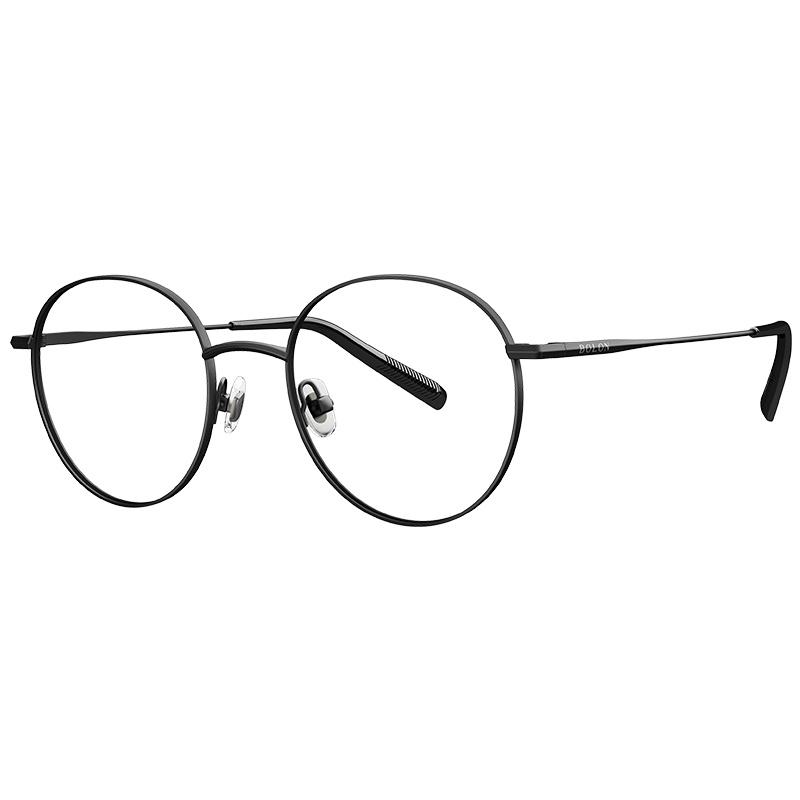 BOLON暴龙新品光学镜复古圆框金属框潮男女眼镜框架BJ7097