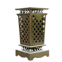 [规格:100*42*100 单位:cm 款式留言备注]户外垃圾桶 镀锌板+不锈钢边框/全不锈钢 欧式复古高端