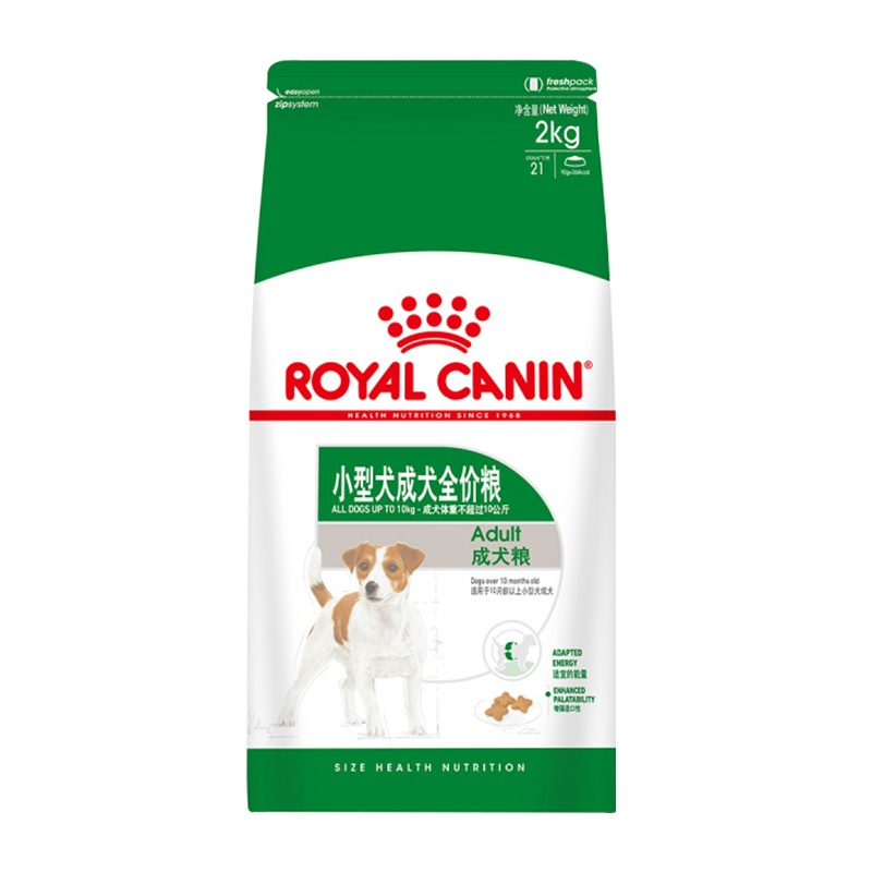 ROYAL CANIN 皇家狗粮 PR27小型犬成犬狗粮 10月龄以上 全价粮 2kg 贵宾泰迪比熊雪纳瑞 健康被毛