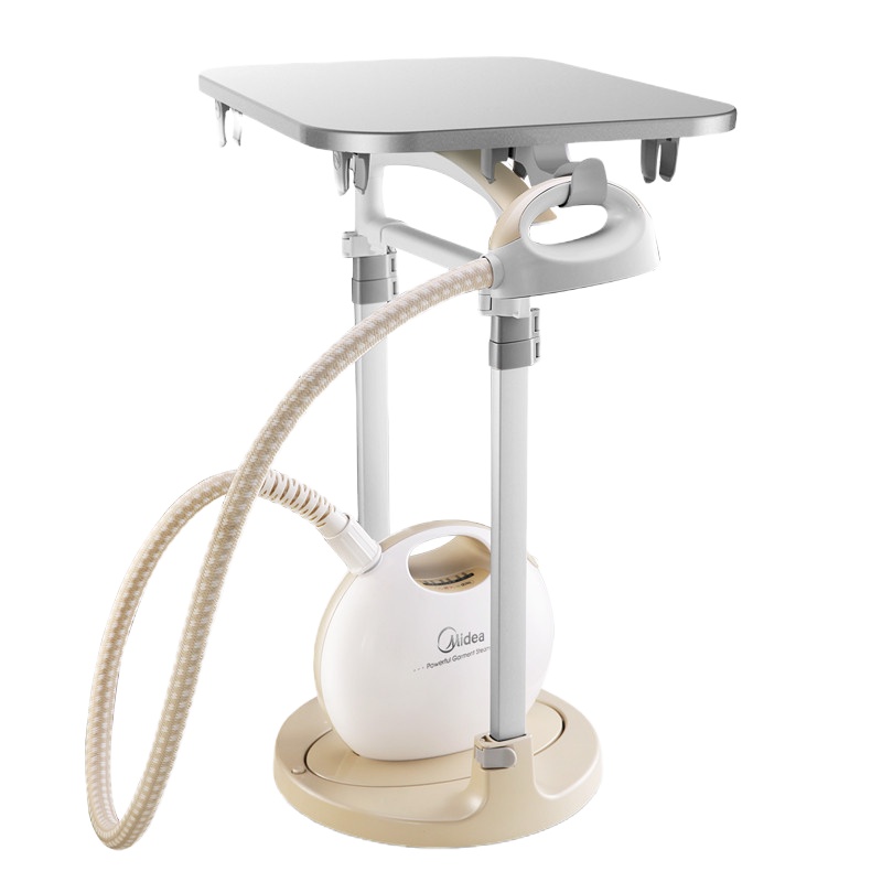 美的YGD12B1挂烫机家用蒸汽电熨斗双杆平挂式手持熨烫机烫衣服高端品质熨烫劲透蒸汽三档精控精美外观设计细节处人性化设计