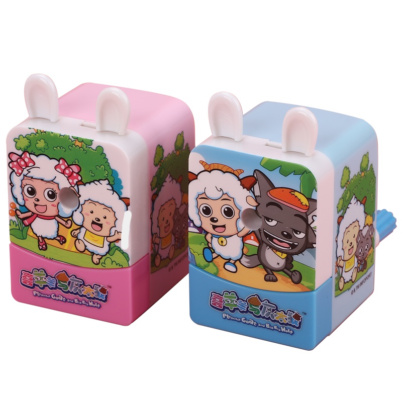 广博(GuangBo)手摇卡通削笔器 卷笔刀转笔刀儿童自动进铅笔小学生铅笔削笔刀卷笔刀削笔机铅笔刀笔刨