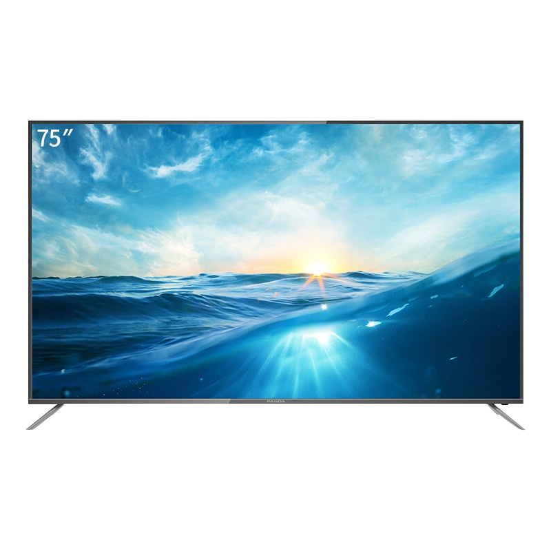 熊猫(PANDA)75V8U 75英寸 25核超大屏 4K超高清 人工智能超薄液晶电视