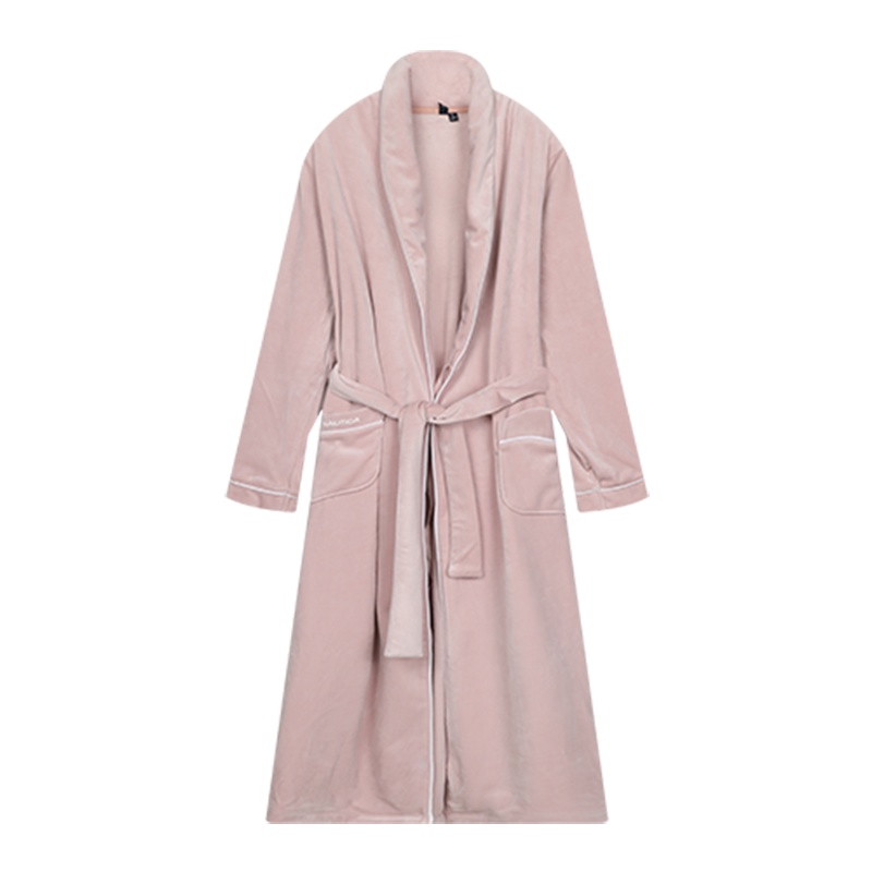 Nautica Underwear诺帝卡睡袍男女士新品舒适家居服长款睡衣浴袍