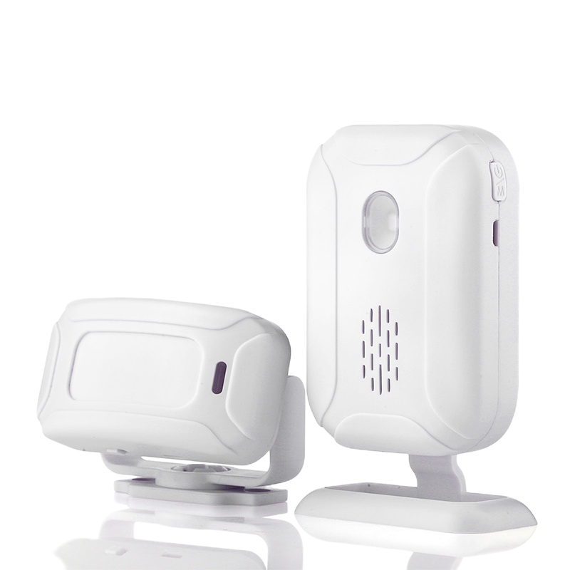 欢迎光临感应器分体式店铺进迎宾器无线红外防盗报警器感应铃 套餐四:1主机1感应器1遥控器