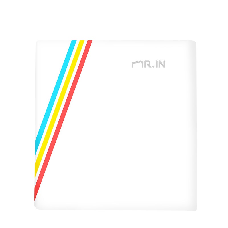 印先森 M02彩条白 错题打印机口袋打印机小型学生便携式蓝牙小型家用打印机不干胶纸热敏打印机备考神器错题打印 套餐三