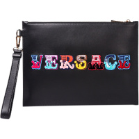 VERSACE 范思哲 男款皮革手拿包 DP85102 DRILE4