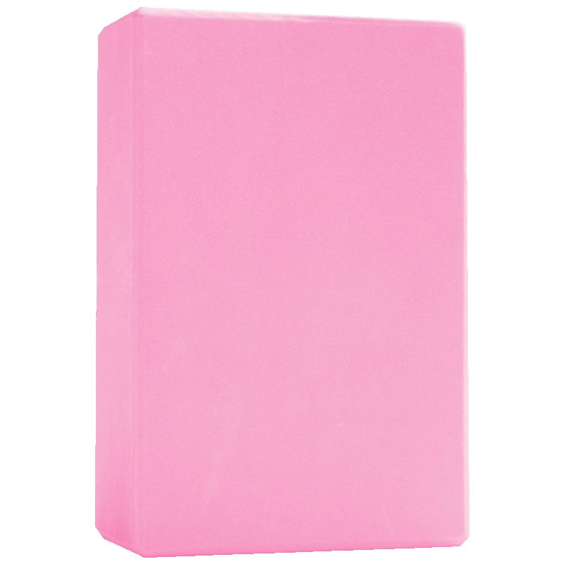 瑜伽砖EVA材质轻便高密度防滑瑜伽枕闪电客健身砖