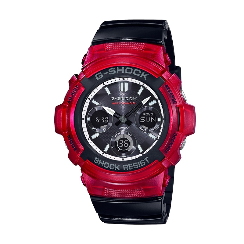 卡西欧(CASIO) G-SHOCK系列 AWG-M100SRB-4A 石英表男士