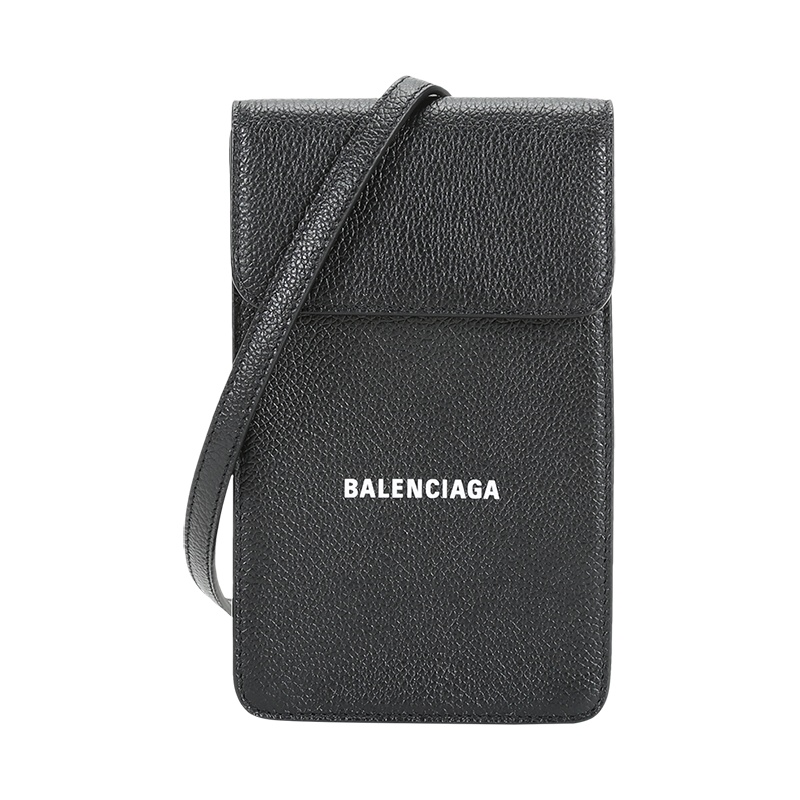 巴黎世家 BALENCIAGA 男士牛皮革单肩斜挎包手机包640536 1IZI3