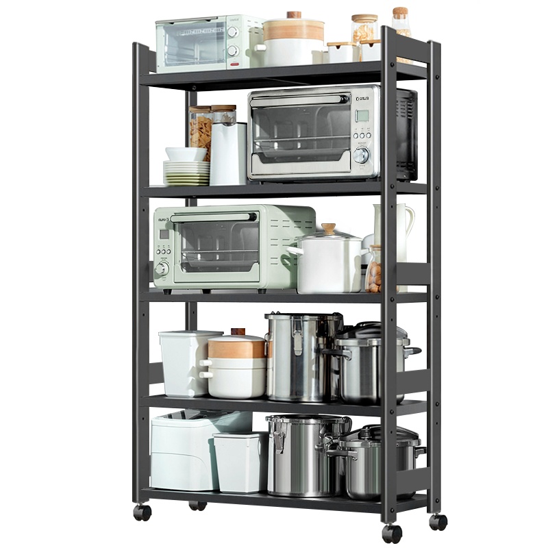 四季沐歌(MICOE)厨房置物架落地多层家用货架烤箱调料收纳架子微波炉架