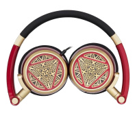漫步者(EDIFIER)H691 漫威 钢铁侠定制款音乐耳机 红金色