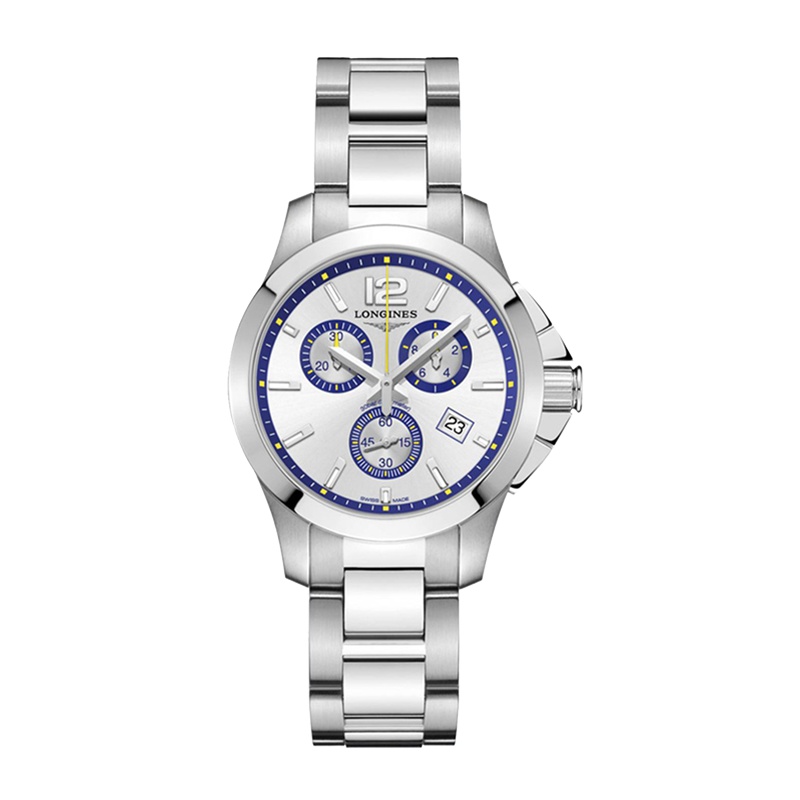 浪琴(Longines)瑞士手表 石英表男L3.379.4.78.6 钢带腕表