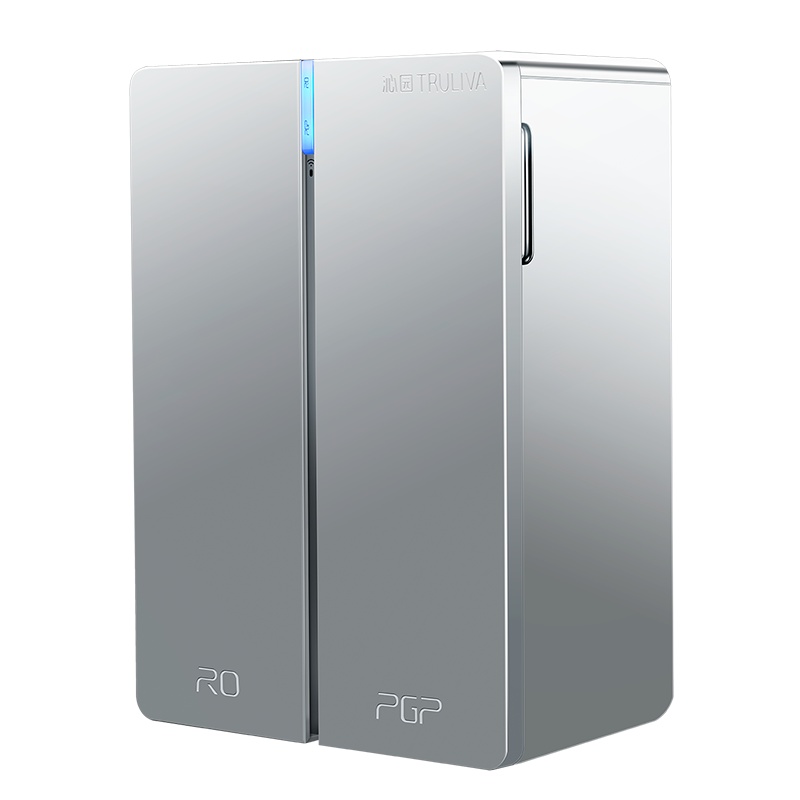 沁园(TRULIVA)净水器400加仑厨下式双用小体积无罐大流量 反渗透直饮净水机KRL3933