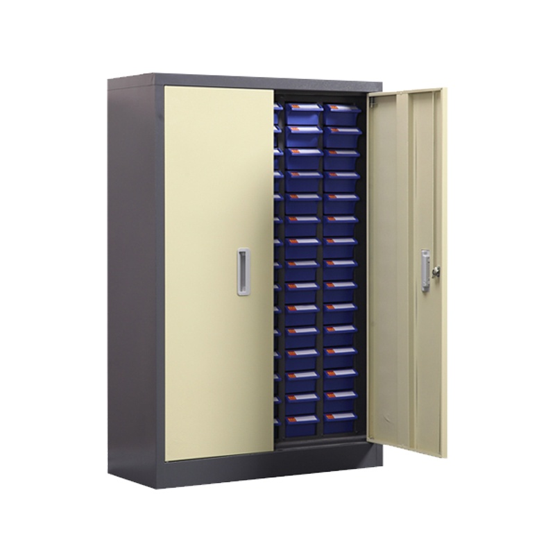 臻远零件柜工具柜 75抽蓝色带门小号