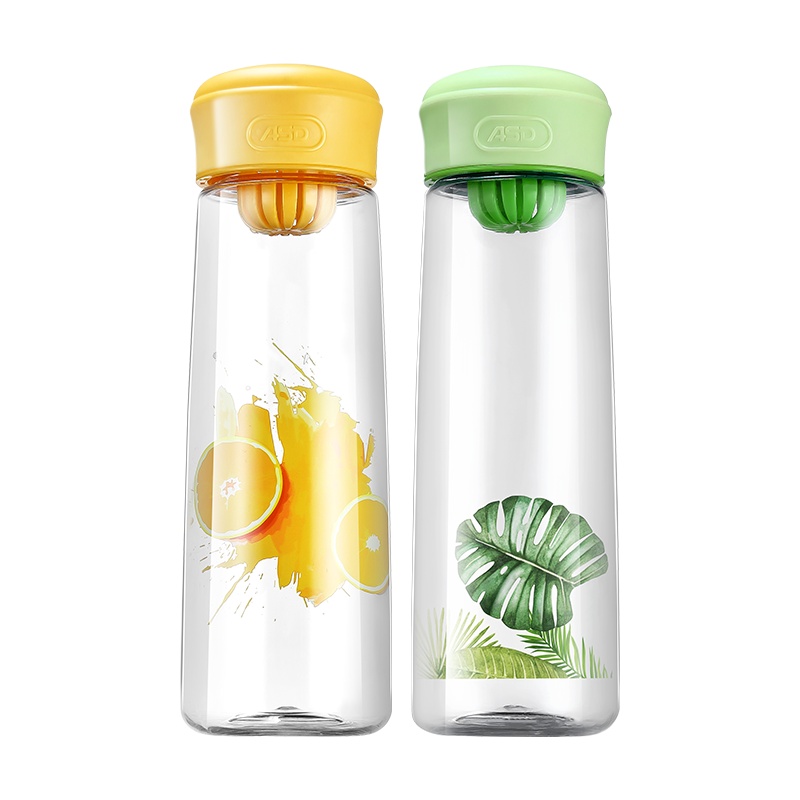 爱仕达 ASD 自然系列便携运动水杯 塑料杯 随手杯BB喝水杯640ML带提绳水杯 春意绿(RWP64B1Q)