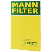 曼牌(MANN)活性炭空调滤CUK2747适配04-05款发现者/09-16款发现者/05-06/10-13款揽胜运动版